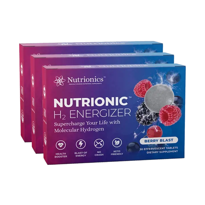 Nutrionic™ H2 Energizer molecular hydrogen tablets Berry Blast