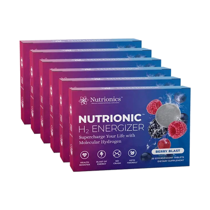 Nutrionic™ H2 Energizer molecular hydrogen tablets Berry Blast