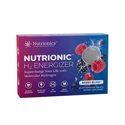 Nutrionic™ H2 Energizer molecular hydrogen tablets Berry Blast